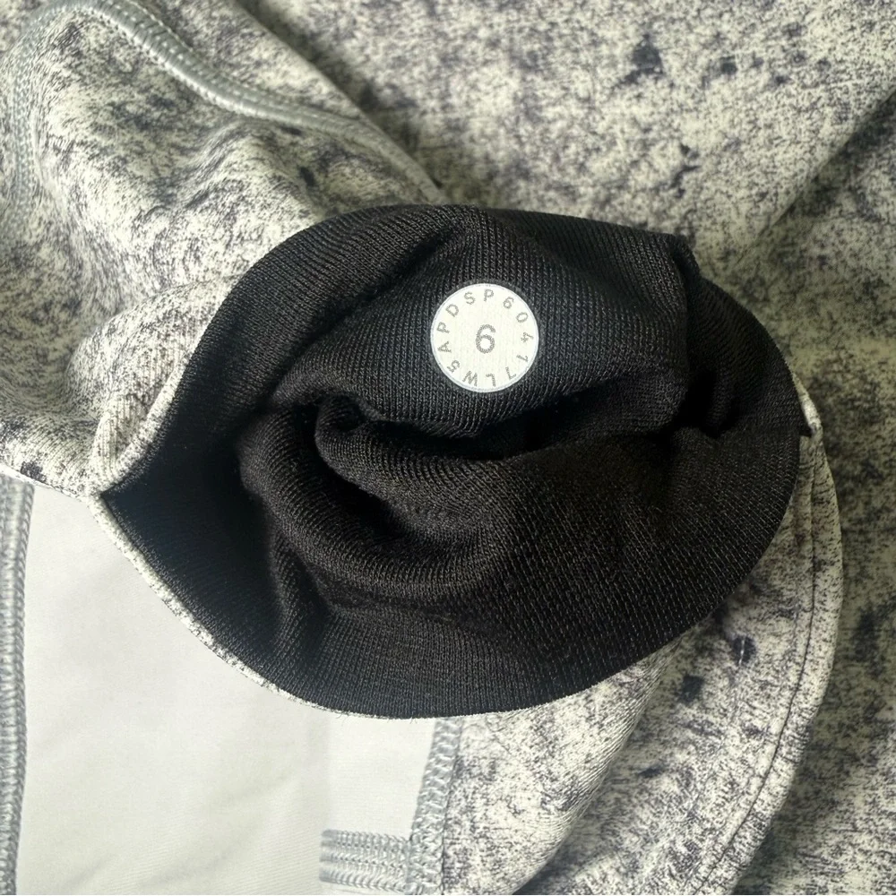 Lululemon Wunder Under High Rise Leggings Size 6 Speckled‎ Gray 28